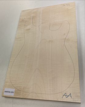 Preview: Top Sycamore / Europ. Maple, curly, 26mm, 1-pc. Unique Piece #076